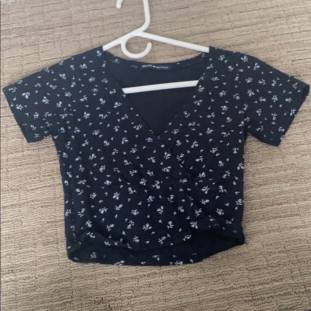 Brandy wrap top